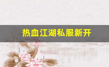 热血江湖私服新开 (3)