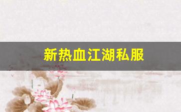 新热血江湖私服(新热血江湖m官网)