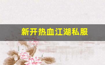 热血江湖sf：新开热血江湖私服 (7)