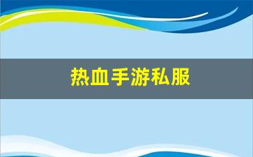 热血手游私服(热血正版手游) (2)