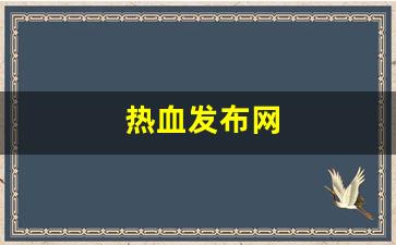 新开私服：热血发布网(热血新开sf网站) (2)