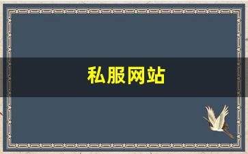 私服网站(传奇新开服网站大全) (5)