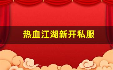 热血江湖新开私服 (7)