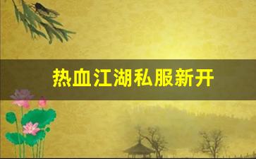 西游私服网：热血江湖私服新开 (2)